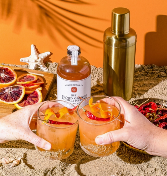 Blood Orange & Chili Pepper Cocktail Mixer