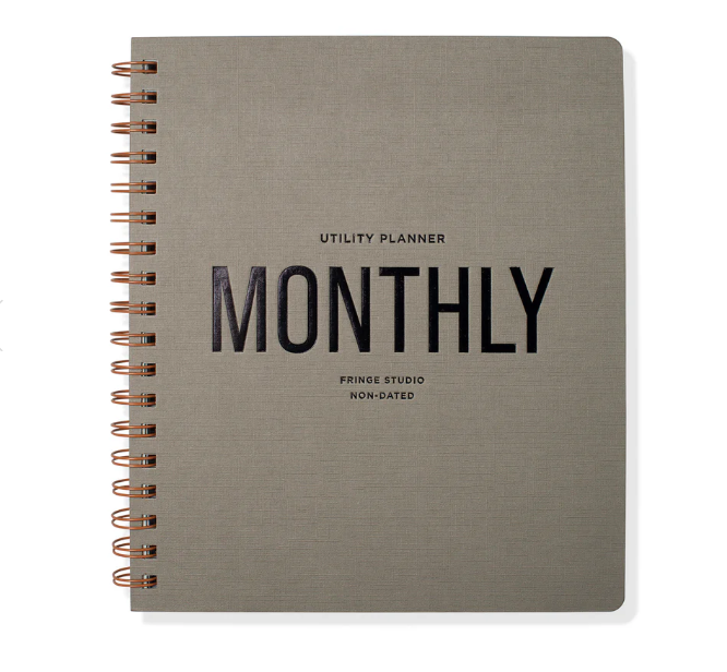 Undated Monthly Planner