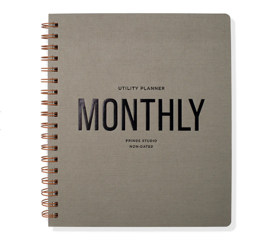 Undated Monthly Planner