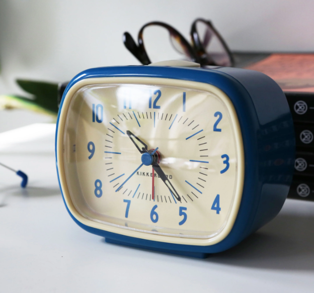Retro Alarm Clock Blue