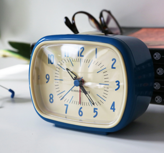 Retro Alarm Clock Blue