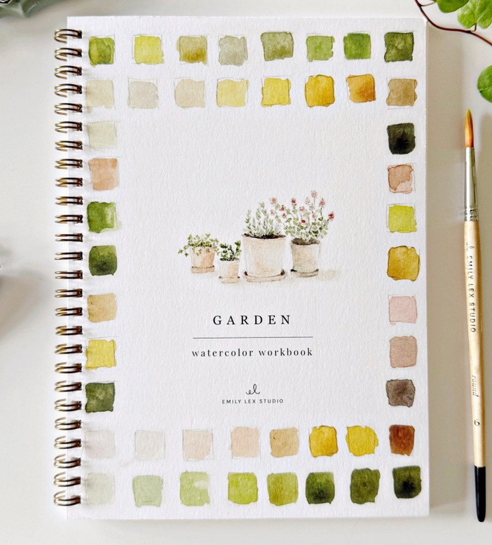Garden Watercolor Workbook