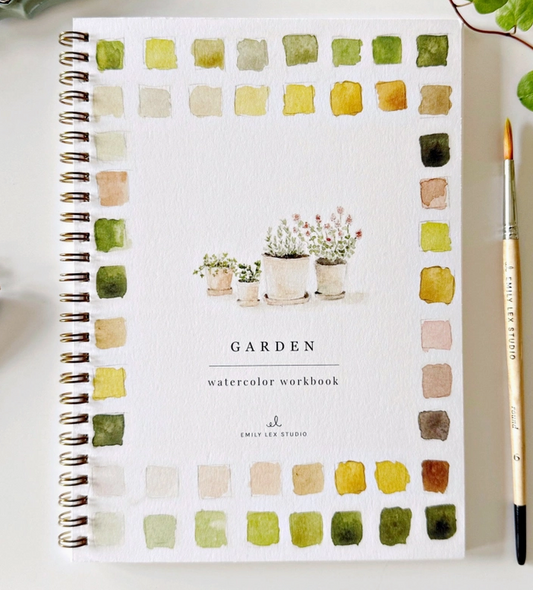 Garden Watercolor Workbook