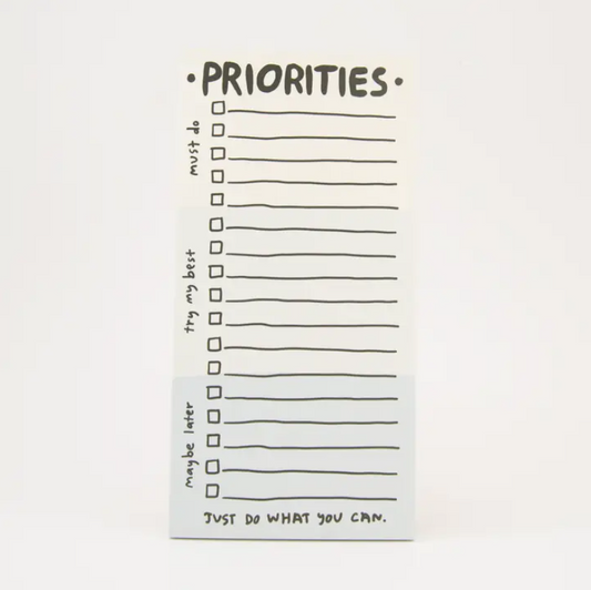 Priorities List Notepad
