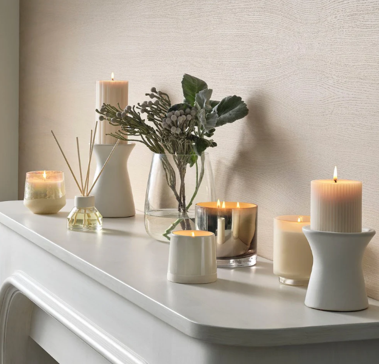 Winter White Small Candle