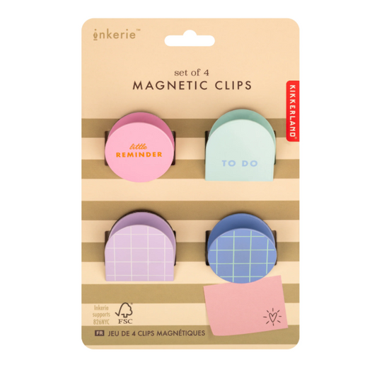 Set of 4 Magnetic Clips