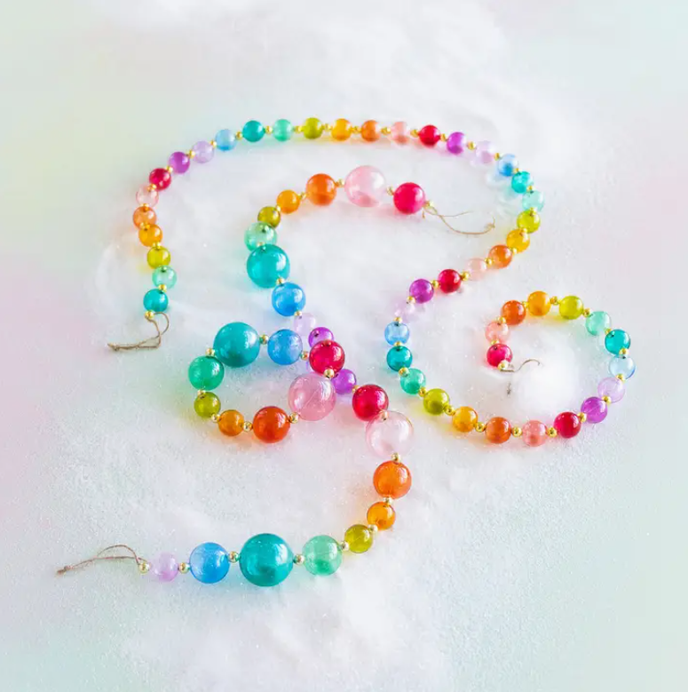 Rainbow Ball Garland