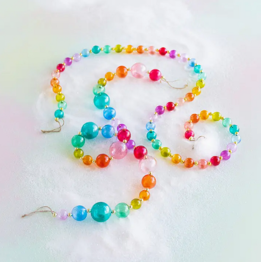 Rainbow Ball Garland