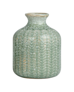 Embossed Stoneware Vases