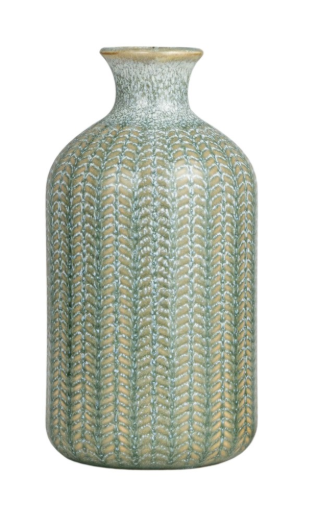 Embossed Stoneware Vases