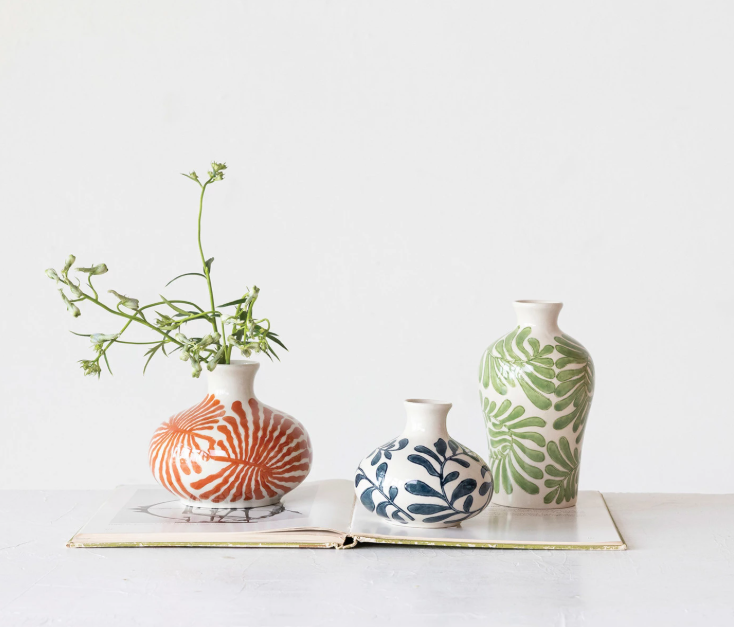 Abstract Design Bud Vase