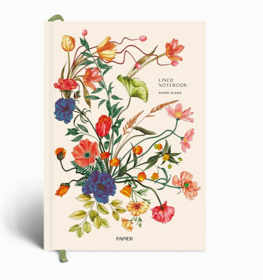 Wild Arrangement Lined Notebook