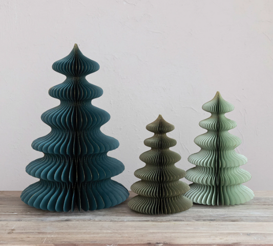 Honeycomb Paper Folding Tree Mint