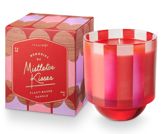 Mistletoe Kisses Boxed Glass Candle