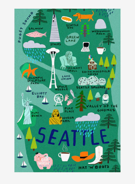 Seattle Dish Towel
