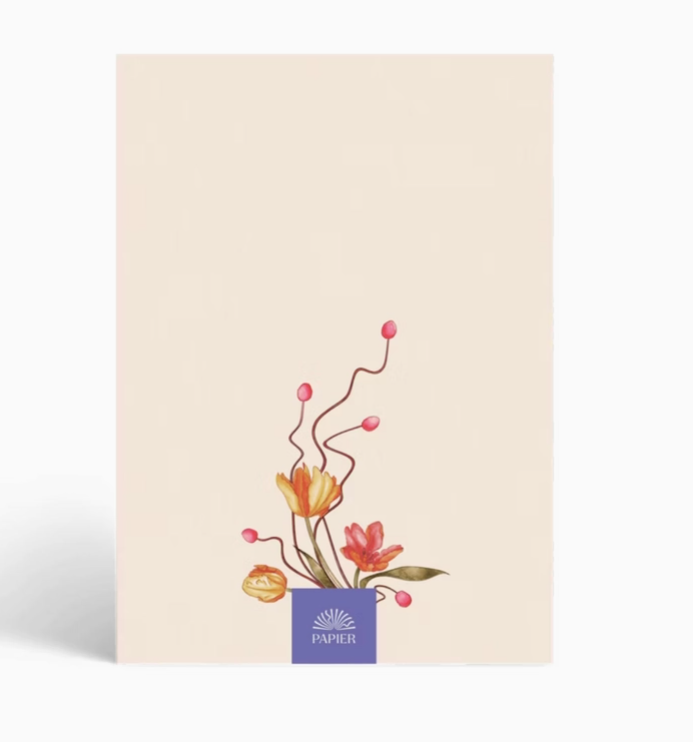 Wild Arrangement Lined Notebook