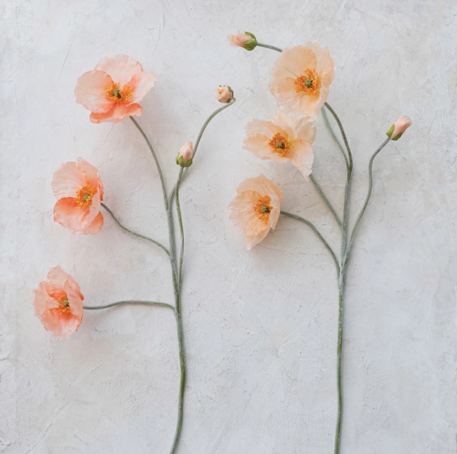 Faux Poppy Picks