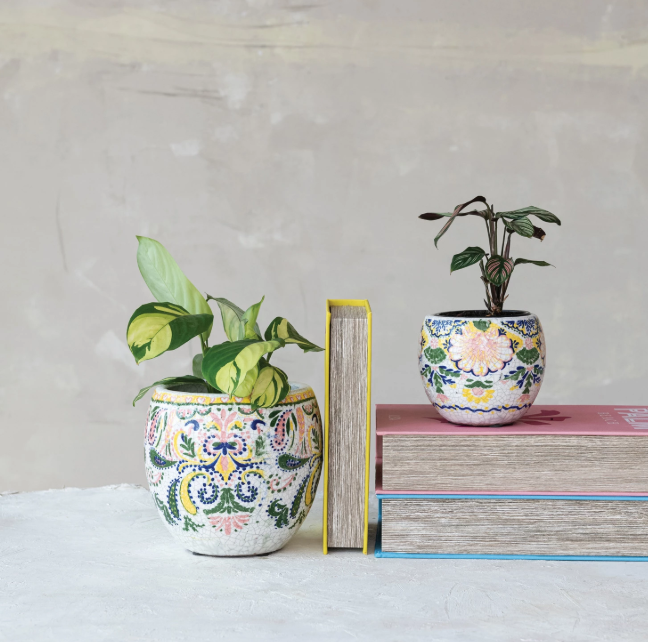 Terra Cotta Floral Pot