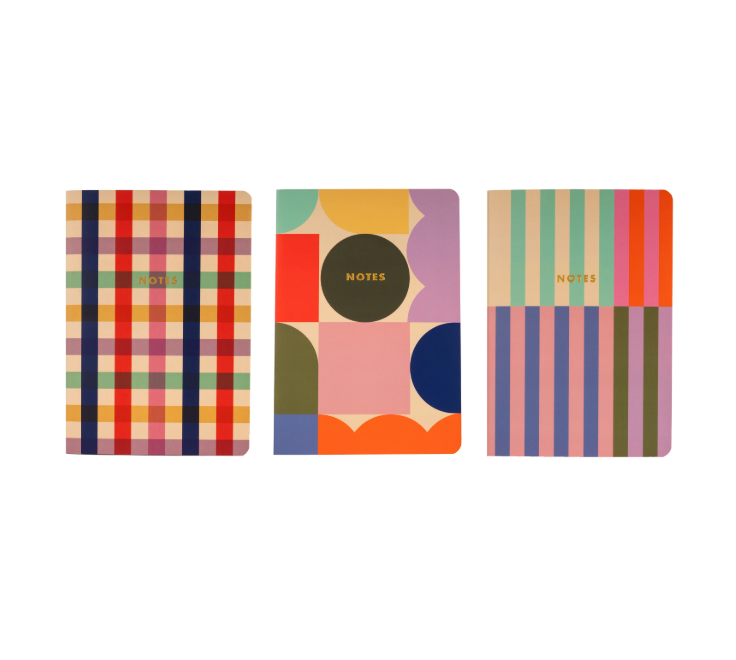 Set of 3 A5 Notebooks