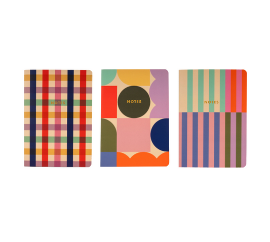 Set of 3 A5 Notebooks