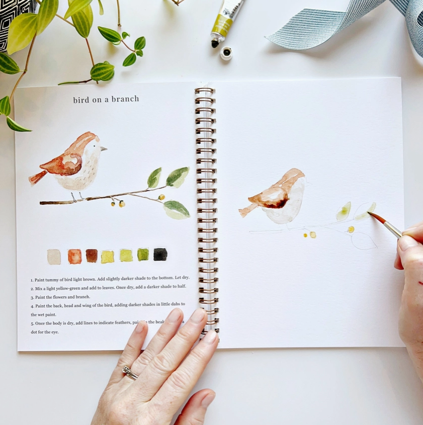 Animals Watercolor Workbook