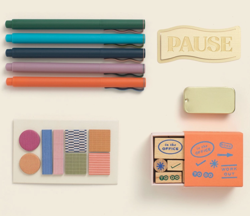 Plan & Pause Stationary Set