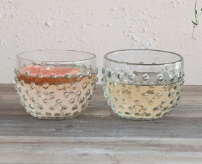 Hobnail Glass Bowl