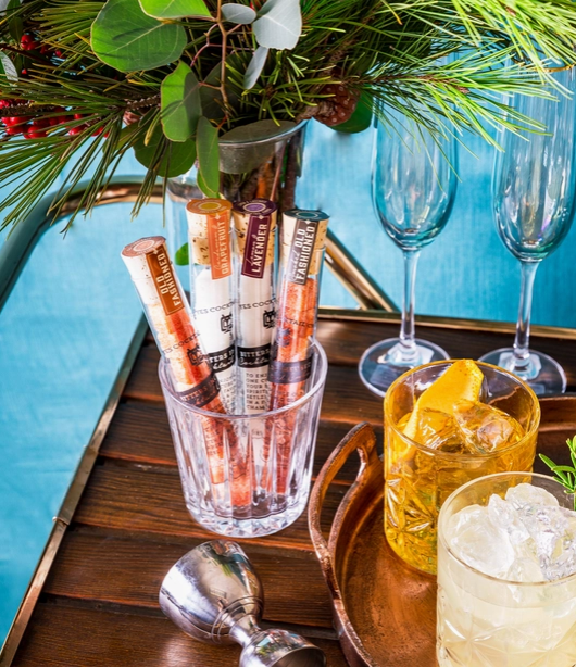 Old Fashioned Bitters Infused Cocktail Cubes