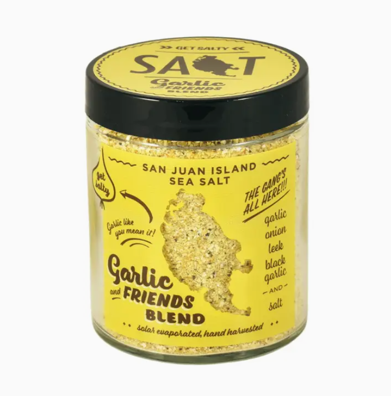 San Juan Island Sea Salts -Garlic & Friends